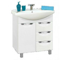 Орхидея - 65 Тумба с 3 ящ. белая эмаль