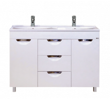 София -120 Тумба с 3  ящ. белая эмаль