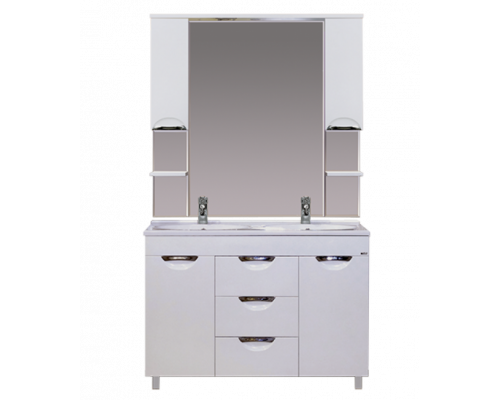 Купить София -120 Тумба с 3  ящ. белая эмаль в магазине сантехники Santeh-Crystal.ru