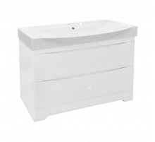 Элвис -105 Тумба подвесная с 2 ящ.белая эмаль