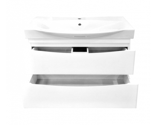 Купить Элвис -105 Тумба подвесная с 2 ящ.белая эмаль в магазине сантехники Santeh-Crystal.ru