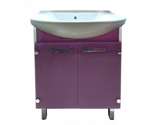 Заказать Эмма - 75 Тумба прямая сиреневая в магазине сантехники Santeh-Crystal.ru