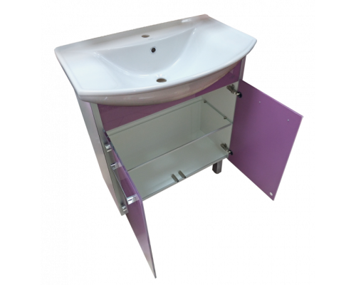 Заказать Эмма - 75 Тумба прямая сиреневая в магазине сантехники Santeh-Crystal.ru