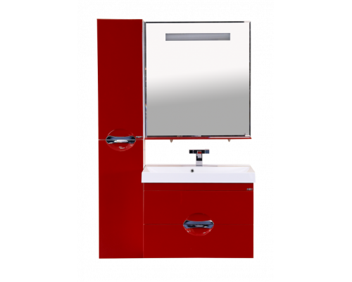 Заказать Жасмин - 75 Тумба подвесная с 2 ящ. красная эмаль в магазине сантехники Santeh-Crystal.ru