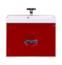 Жасмин - 75 Тумба подвесная с 2 ящ. красная эмаль