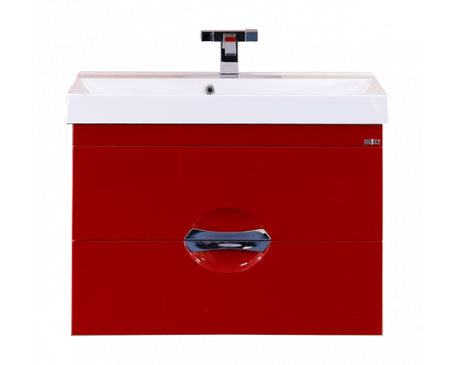 Заказать Жасмин - 75 Тумба подвесная с 2 ящ. красная эмаль в магазине сантехники Santeh-Crystal.ru