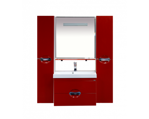 Заказать Жасмин - 75 Тумба подвесная с 2 ящ. красная эмаль в магазине сантехники Santeh-Crystal.ru
