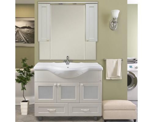 Заказать Латте -105 Тумба с 2 ящ. бежевая эмаль в магазине сантехники Santeh-Crystal.ru