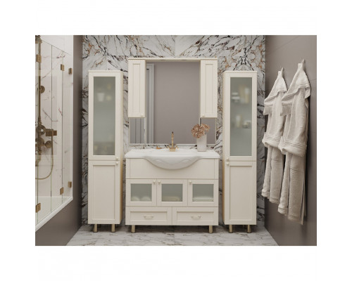 Заказать Латте -105 Тумба с 2 ящ. бежевая эмаль в магазине сантехники Santeh-Crystal.ru