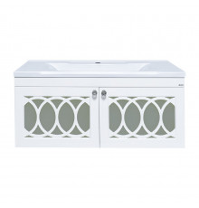 ТОНДО -100 Тумба подвесная белая