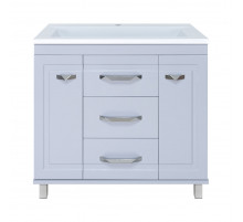 Терра - 90 Тумба с 3 ящ. серая