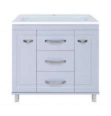 Терра - 90 Тумба с 3 ящ. серая