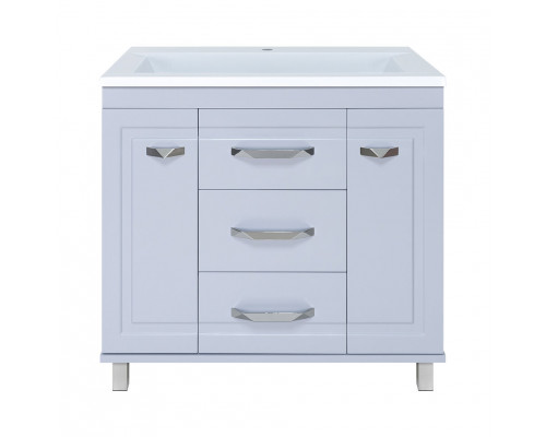 Заказать Терра - 90 Тумба с 3 ящ. серая в магазине сантехники Santeh-Crystal.ru