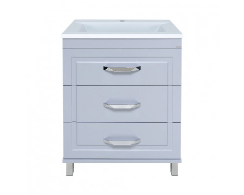 Купить Терра - 70 Тумба с 3 ящ. серая О в магазине сантехники Santeh-Crystal.ru