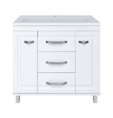 Терра - 90 Тумба с 3 ящ. белая