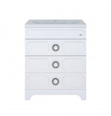 Лейла - 60 Тумба с 3 ящ. белая