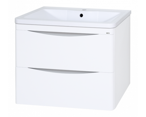 Приобрести Атлантик - 80 Тумба подвесная с 2 ящ. закруг. края в магазине сантехники Santeh-Crystal.ru