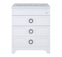 Лейла - 80 Тумба с 3 ящ. белая