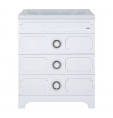 Лейла - 80 Тумба с 3 ящ. белая
