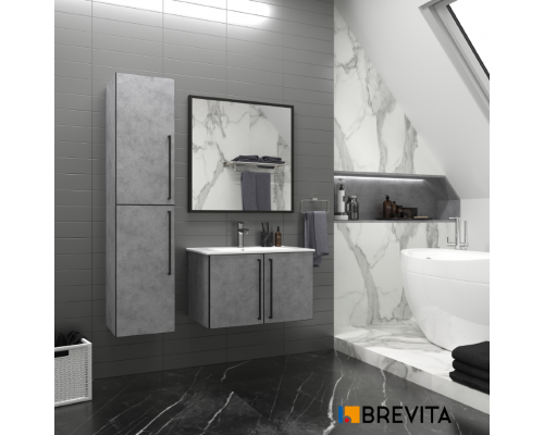 Приобрести ROCK - 60 Тумба прямая подвесная светло-серый (Чикаго) ЛДСП в магазине сантехники Santeh-Crystal.ru