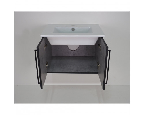 Приобрести ROCK - 60 Тумба прямая подвесная светло-серый (Чикаго) ЛДСП в магазине сантехники Santeh-Crystal.ru