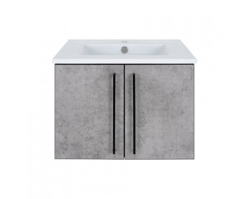 Приобрести ROCK - 60 Тумба прямая подвесная светло-серый (Чикаго) ЛДСП в магазине сантехники Santeh-Crystal.ru