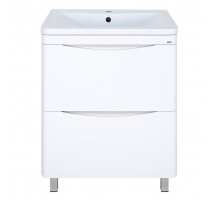 Атлантик - 70 Тумба напольная  с 2 ящ. закруг. края / раковина