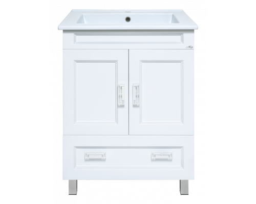 Приобрести Дива - 85 Тумба белая с 1 ящ. / раковина в магазине сантехники Santeh-Crystal.ru