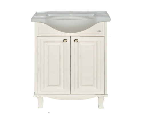 Купить Шармель - 65 Тумба прямая светло-бежевая эмаль / раковина в магазине сантехники Santeh-Crystal.ru