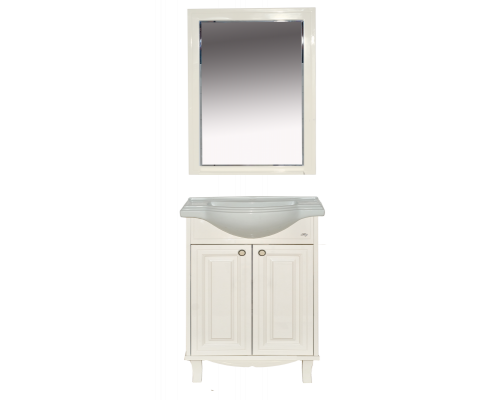 Купить Шармель - 65 Тумба прямая светло-бежевая эмаль / раковина в магазине сантехники Santeh-Crystal.ru