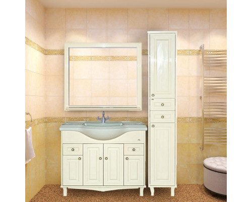 Приобрести Шармель -105 Тумба с 2 ящ. светло-бежевая эмаль / раковина в магазине сантехники Santeh-Crystal.ru