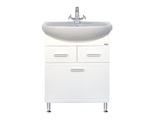 Купить Стелла - 65 Тумба с  2-мя ящ. / раков.Б/К горизонт. в магазине сантехники Santeh-Crystal.ru