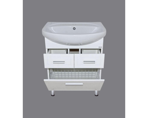 Купить Стелла - 65 Тумба с  2-мя ящ. / раков.Б/К горизонт. в магазине сантехники Santeh-Crystal.ru