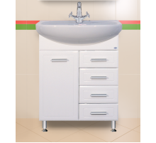 Стелла - 65 Тумба с  4-мя ящ. / раков. Б/К вертик.