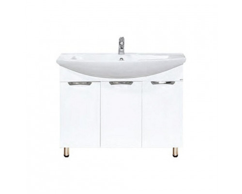 Купить Лаванда -100 Тумба прямая белая / раковина в магазине сантехники Santeh-Crystal.ru