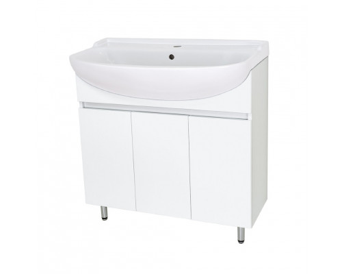 Купить Амур - 80 Тумба напольная прямая (ПВХ) / раковина в магазине сантехники Santeh-Crystal.ru