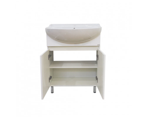 Приобрести Амур - 70 Тумба напольная прямая (эмаль) / раковина в магазине сантехники Santeh-Crystal.ru