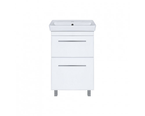 Приобрести Элен - 55 Тумба с 2 ящ. направл. с доводчиком / раковина в магазине сантехники Santeh-Crystal.ru