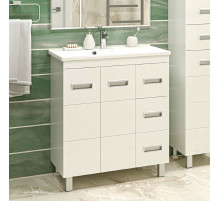 Селена -75 Тумба прямая с 3 ящ./ рак-на (компл.)