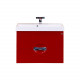 Приобрести Жасмин - 75 Тумба подвесная с 2 ящ. красная эмаль / раковина в магазине сантехники Santeh-Crystal.ru