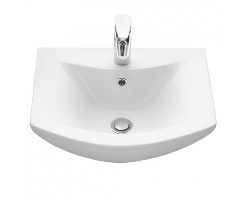 Приобрести Лаванда - 50 Тумба прямая белая / раковина в магазине сантехники Santeh-Crystal.ru