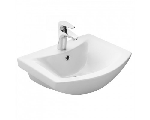 Приобрести Лаванда - 50 Тумба прямая белая / раковина в магазине сантехники Santeh-Crystal.ru