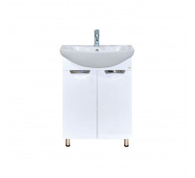 Лаванда - 50 Тумба прямая белая / раковина