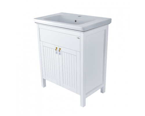 Купить Адель - 60 Тумба с 1 ящ. белая эмаль / раковина в магазине сантехники Santeh-Crystal.ru
