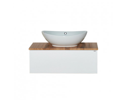 Приобрести Ива - 80 Тумба подвесная комбинированная 1 ящ. / раковина в магазине сантехники Santeh-Crystal.ru