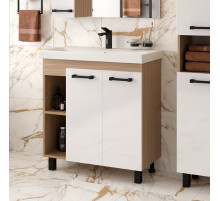 Крафт - 80 Тумба напольная 2 дв. / раковина