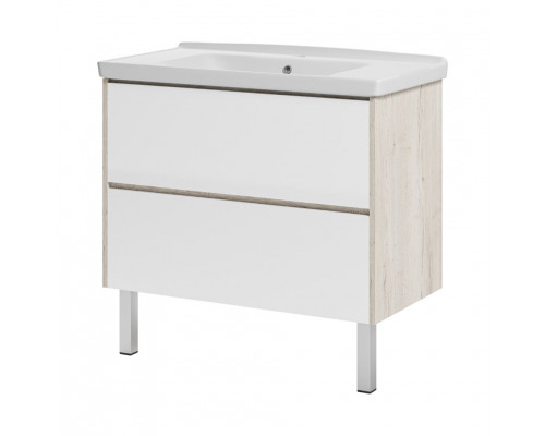 Купить Мускат - 90 Тумба напольная 2 ящ. / раковина в магазине сантехники Santeh-Crystal.ru