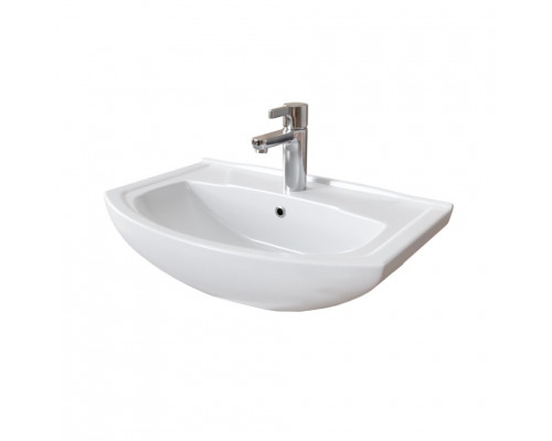 Заказать Чегет - 65 Тумба напольная прямая белая 2 дв. / раковина в магазине сантехники Santeh-Crystal.ru