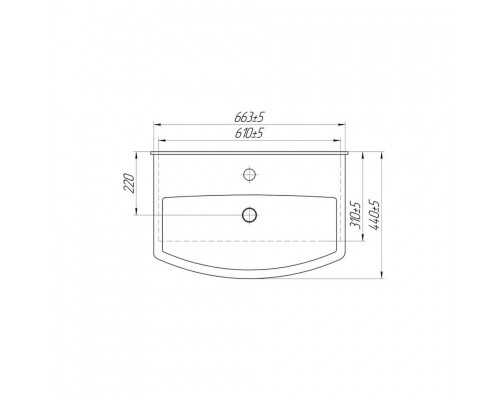 Заказать Чегет - 65 Тумба напольная прямая белая 2 дв. / раковина в магазине сантехники Santeh-Crystal.ru