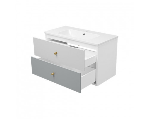 Заказать Анастейша -100 Тумба подвесная с 2 ящ. / раковина в магазине сантехники Santeh-Crystal.ru